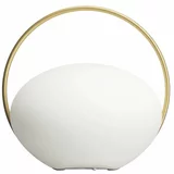 UMAGE Bijela LED stolna lampa s mogućnosti zatamnjivanja (visina 19 cm) Orbit –
