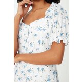 Trendyol White Balloon Sleeve Shirt Dress | Shoptok.si