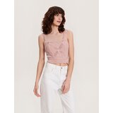 Reserved bluza s čipko - roza Cene