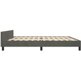  Okvir za krevet bez madraca tamnosivi 200x200 cm baršunasti | shoptok.hr