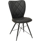 Hom`in stol, kovina, tekstil črna | Shoptok.si
