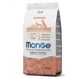 Monge Hrana za zdrav razvoj psa All Breeds Puppy and Junior Salmon & Rice, 2.5kg Cene