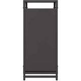  Stalak za drva crni 44x28x65 cm hladno valjani čelik | Eponuda.com