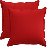 Presvlaka za jastuk 2 pcs HOUTEN Crvena 60 x 60 cm Umjetni lan | shoptok.hr