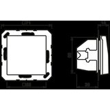 Jung SCHUKO vtičnica 16A 250V AS 1520 KIKL WW, (20888104) | Shoptok.si
