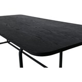 Venture Home Uno pravokutni blagovaonski stol 200 × 90 cm, crni | shoptok.hr