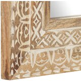 vidaXL Ručno izrezbareno ogledalo 50 x 50 x 2 6 cm masivno drvo manga | shoptok.hr