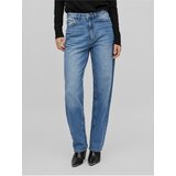 Vila Blue Women Straight Fit Jeans Kelly - Women Cene