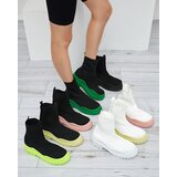 Resti White-green women's flat-heeled boots Seritis - Footwear | ePonuda.com