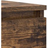  Komoda dimljeni hrast 100x35x76 cm konstruirano drvo | shoptok.hr
