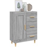  Komoda boja hrasta sonome 69,5 x 34 x 90 cm konstruirano drvo Siva | shoptok.hr