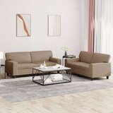 vidaXL 2-dijelni set sofa boja cappuccina od umjetne kože | shoptok.hr