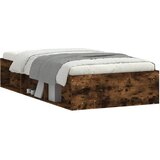  Okvir za krevet boja dimljenog hrasta 100x200 cm | Eponuda.com