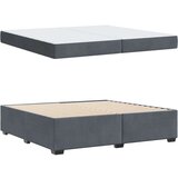  Krevetna konstrukcija Ostalo Tamno siva 200 x 200 cm Baršun | shoptok.hr