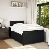 Krevet box spring s madracem crni 120 x 190 cm baršunasti | shoptok.hr