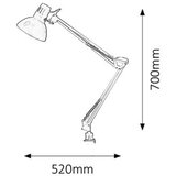 Rabalux arno stona lampa E27 60W,crna,metal | ePonuda.com