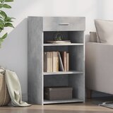  The Living Store Komoda betonsko siva 50x42,5x93 cm inženirski les - Komoda, (21496447) Cene