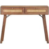 Maison Chic konzolna miza - miza ob steni 100x35x76 cm trden mangov les, (21786622) u