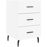 vidaXL Nočna omarica bela 40x40x66 cm inženirski les, (20808547) | Shoptok.si