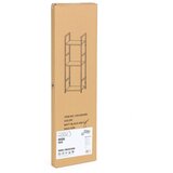 Modern Home LOFT polica za knjige, 3 razine, crna | shoptok.hr