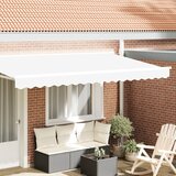 vidaXL baldahin za okvir 4 m Bijeli 3.8x0.2 m | shoptok.hr