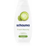 Schwarzkopf Schauma Fresh Matcha čistilni razstrupljevalni šampon za mastno lasišče in suhe konice 400 ml