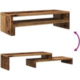 vidaXL Stojalo za monitor starinski les 54x22x15 cm inženirski les | Shoptok.si