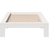  Okvir kreveta bez madraca bijeli 75 x 190 cm masivna borovina | shoptok.hr