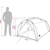  Tunelski šator Plava 2 osobe 185T Poliester s PU premazom - Plava Za 2 osobe | shoptok.hr
