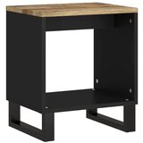 Maison Chic Klubska mizica - kavna mizica - Nizka mizica 40x31x46 cm trden mangov les in inženirski les, (21754149) Cene