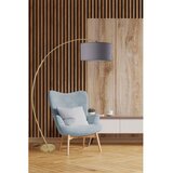 Opviq Mısra Eskitme Lambader Silindir Koyu Gri Abajurlu Anthracite Floor Lamp Cene