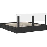  s od storage Crna 200 x 200 cm Konstruirano drvo | shoptok.hr