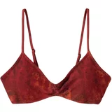 Bershka Bikini zgornji del rdeča / rjasto rdeča / burgund