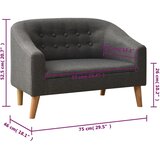  Dječja sofa od tkanine siva | Eponuda.com