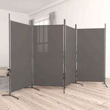 Sobna pregrada s 4 panela antracit 346 x 180 cm od tkanine | shoptok.hr