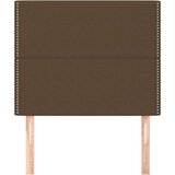  Posteljno vzglavje 2 kosa temno rjavo 100x5x78/88 cm blago, (20736329) | Shoptok.si