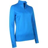 Callaway Womens Solid Sun Protection 1/4 Zip Blue Sea Star S