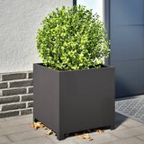 vidaXL Vrtna sadilica crna 50 x 50 x 50 cm čelična Cijene