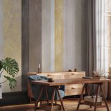  Foto tapeta - Striped pattern - abstract background in various stripes with gold pattern 98x70 Samoljepljiva | shoptok.hr