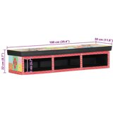 TV ormar s policom Šareni 100 x 30 x 22 cm Konstruirano drvo | shoptok.hr