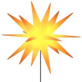 vidaXL Božične svetilke s konicami 3 kosi LED zložljive rumene 35 cm | Shoptok.si
