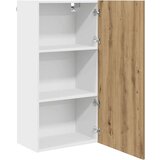 vidaXL Viseča omarica Riga Sonoma hrast in bela 50 x 31 x 100 cm | Shoptok.si