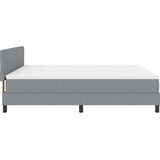  s opruga kutije Svijetlo siva 180 x 200 cm tkanina | shoptok.hr