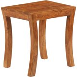 3 Set uklapajućih stolića 3 kom 50x35x50 cm smeđi drvo bagrema | shoptok.hr