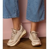Gemre Beige Women's Sports Sneakers Wener | Shoptok.si