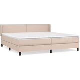  Krevet box spring s madracem cappuccino 200x200cm umjetna koža | shoptok.hr