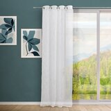 Casa Selección Bela/v srebrni barvi prosojna zavesa 140x260 cm Buds – | Shoptok.si