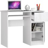 AKORD PIXEL BELO SIJAJNI RAČUNALNI PISALNA MIZA DESNO, (21702698) | Shoptok.si