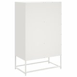  Visoka komoda bijela 68x39x111,5 cm od čelika | Eponuda.com