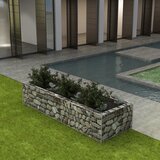 vidaXL Visoka greda gabion jeklo 270x90x50 cm, (20618504) Cene